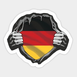 German Flag - Hero Design Sticker